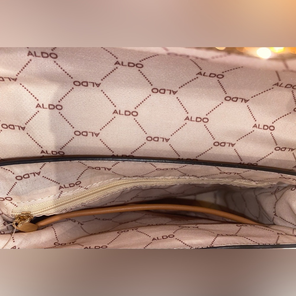 Snake print color block Aldo satchel bag - Picture 9 of 12